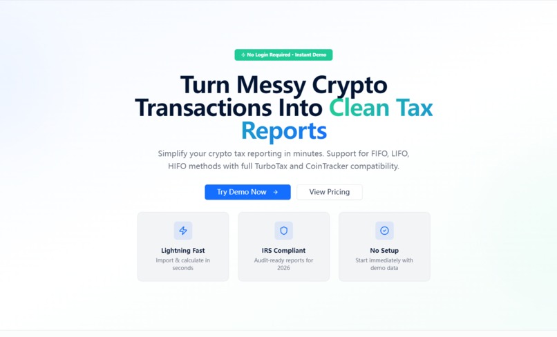 Clean Tax Reports – screenshot 1