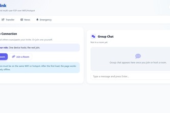 To Build a Secure Messaging App without the use of internet