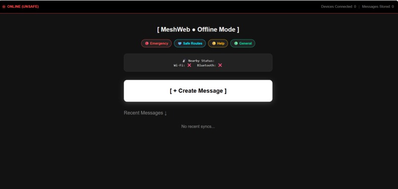 MeshWeb – screenshot 1
