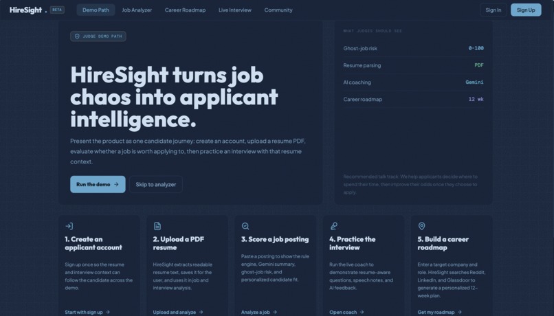 HireSight – screenshot 1