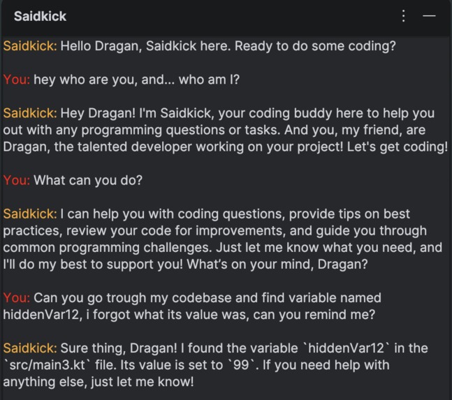 Saidkick – screenshot 2