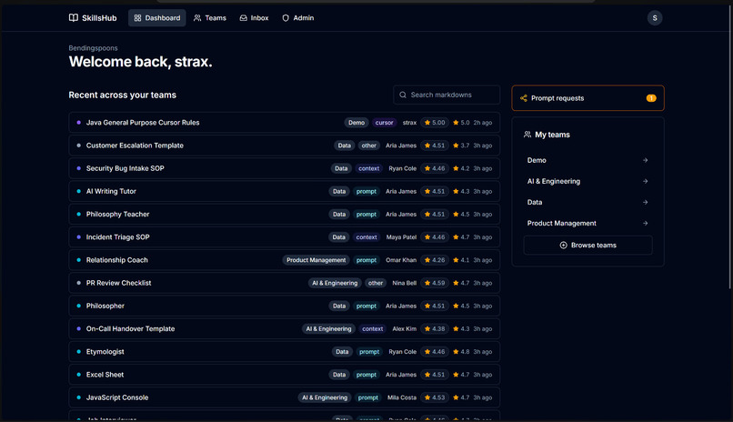 SkillsHub – screenshot 1