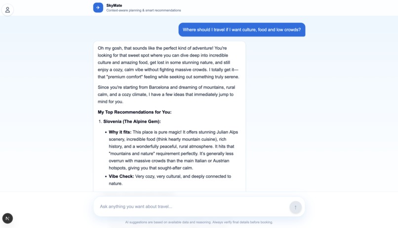 SkyMate – screenshot 2