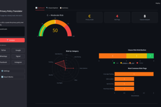 Privacy policy analyzer