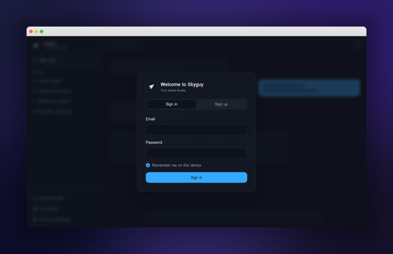 Skyguy - Your Travel Buddy – screenshot 1