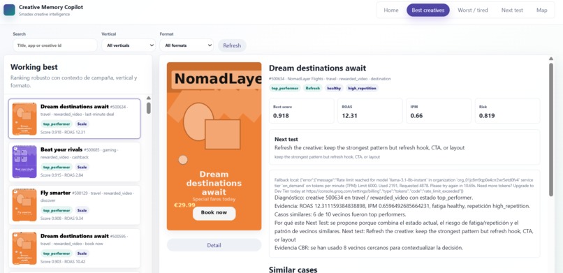 Creative Memory Copilot – screenshot 3