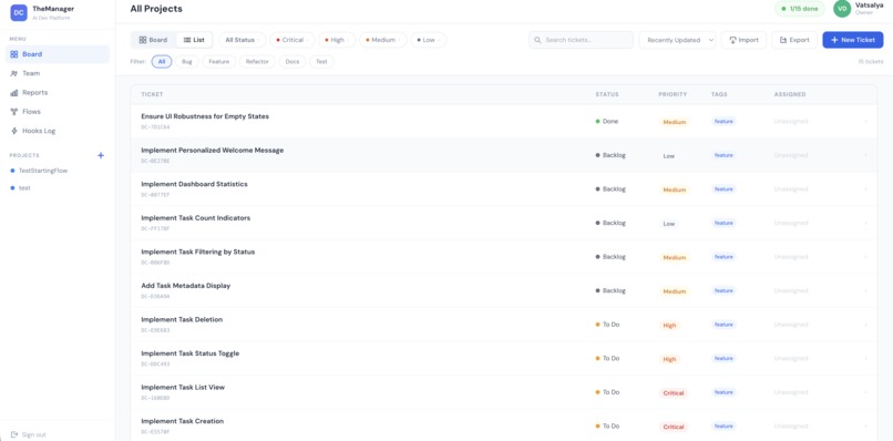 TheManager – screenshot 2