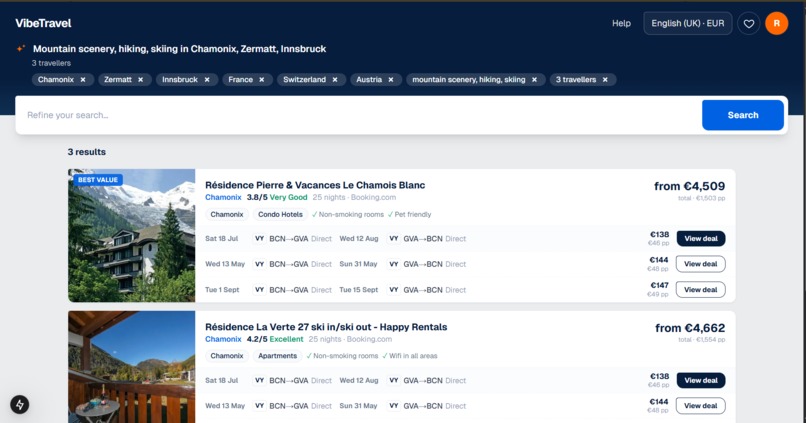 VibeTravel – screenshot 4