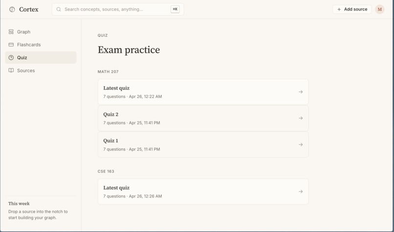 cortex – screenshot 4