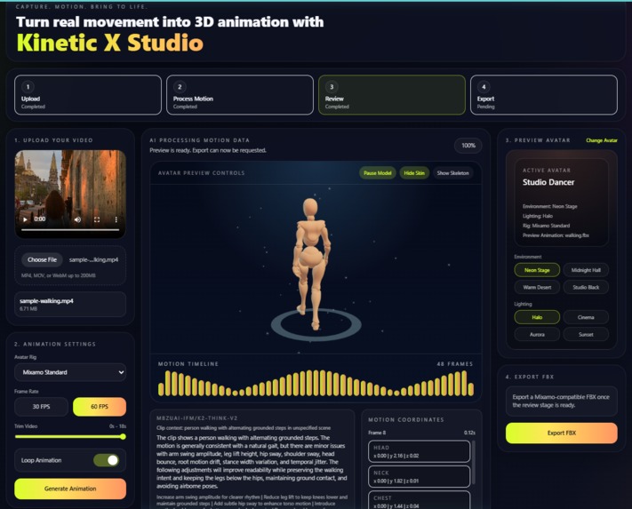 Kinetic X Studio – screenshot 1