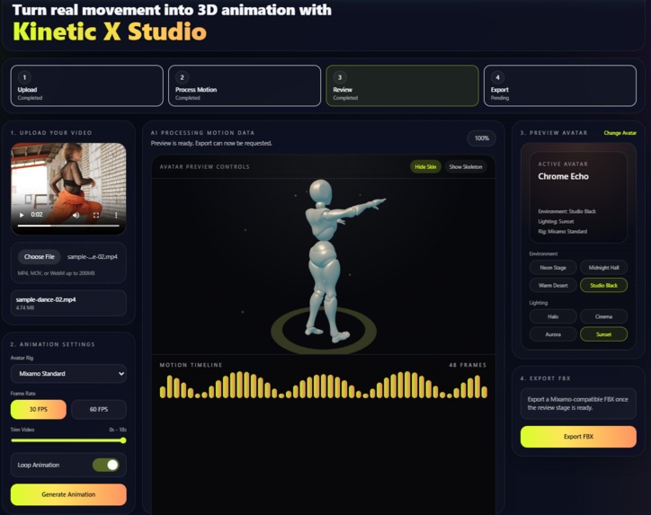 Kinetic X Studio – screenshot 3