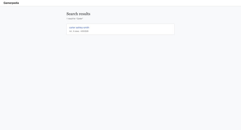 Gamerpedia – screenshot 5