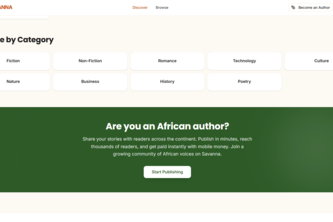 Savanna — Africa's Digital Publishing Platform