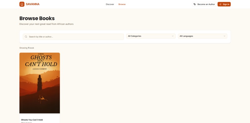 Savanna — Africa's Digital Publishing Platform – screenshot 2