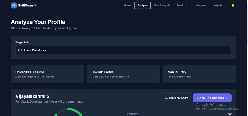 SkillPath AI AI-Powered Career & Skill Intelligence Platform – screenshot 1