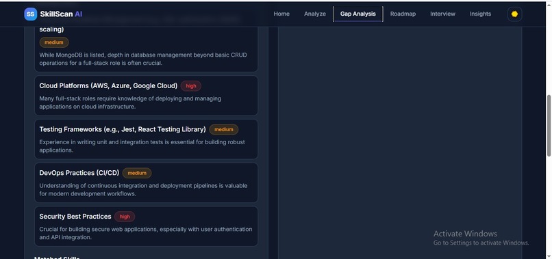 SkillPath AI AI-Powered Career & Skill Intelligence Platform – screenshot 3