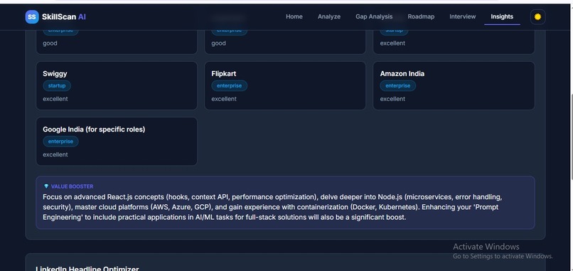 SkillPath AI AI-Powered Career & Skill Intelligence Platform – screenshot 4