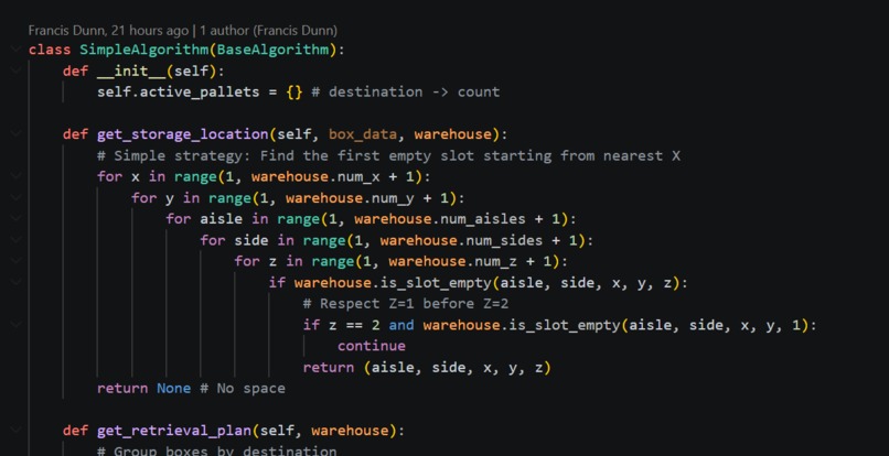 Warehouse Simulation – screenshot 6
