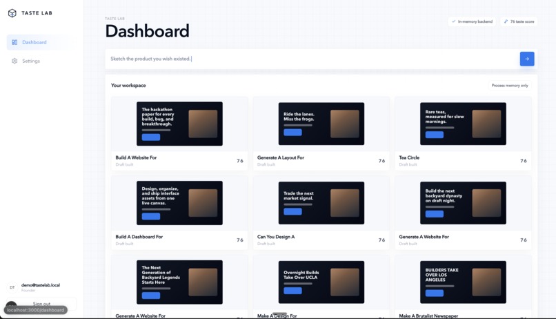 Taste Lab – screenshot 1