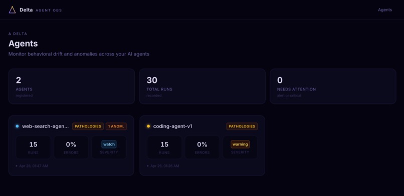 Delta Agent Observability – screenshot 3