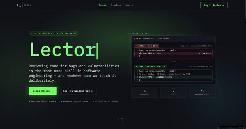 Lector – screenshot 1