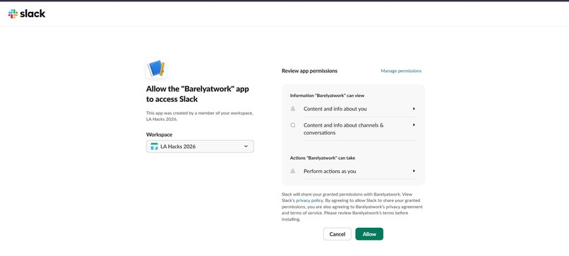 BarelyAtWork – screenshot 4