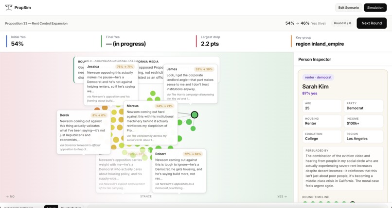PropSim – screenshot 2
