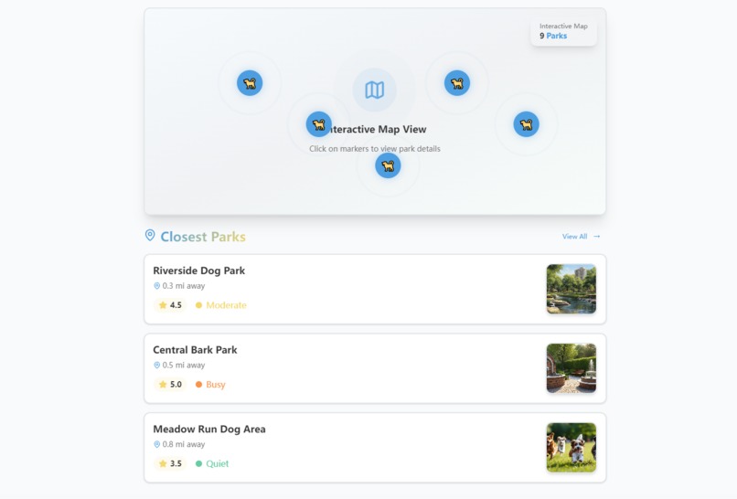 DogPark Finder – screenshot 2