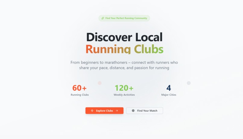 Run Club Finder – screenshot 1