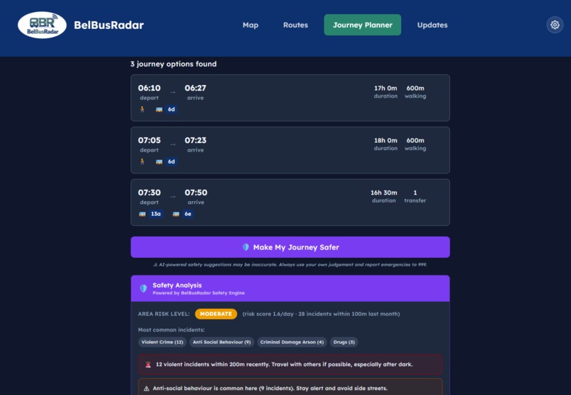 BelBusRadar – screenshot 3