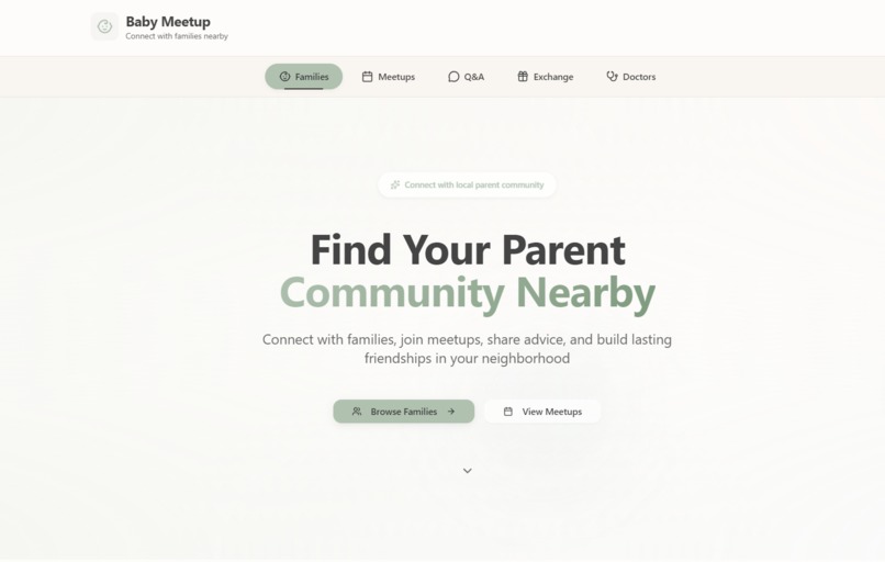 Baby Meetup – screenshot 1