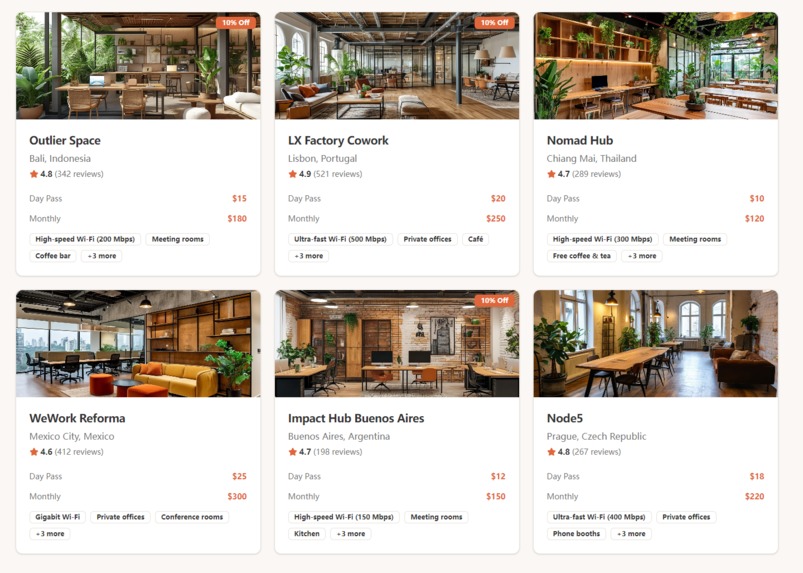 Digital Nomad Hub – screenshot 2