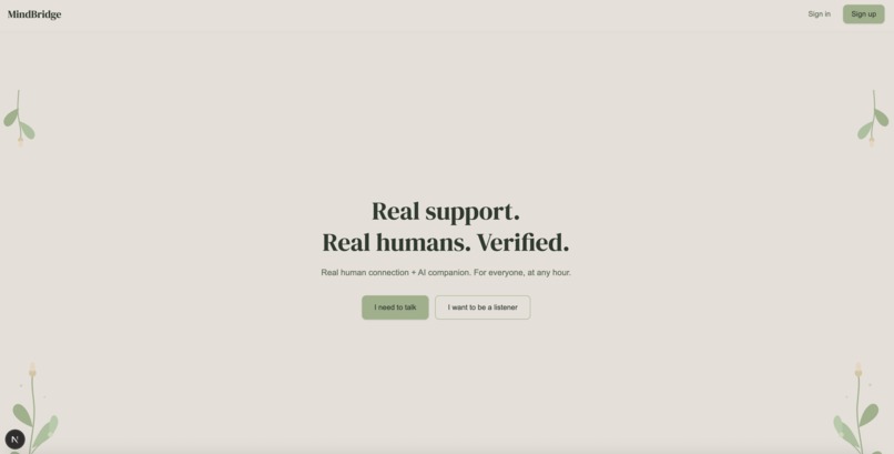 MindBridge – screenshot 1