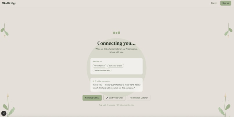 MindBridge – screenshot 3