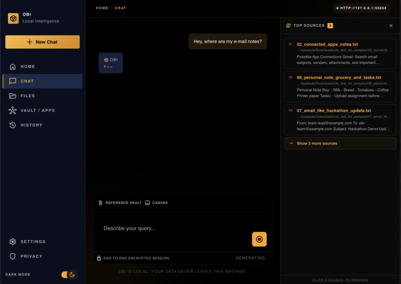 Obi - Mise en place for your data – screenshot 2