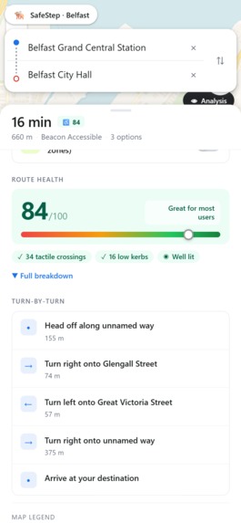 Nadhan Celis - Group 10 - SafeStep – screenshot 1