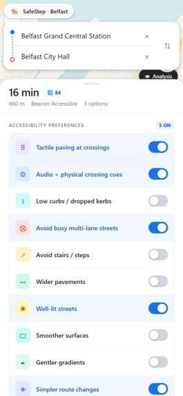 Nadhan Celis - Group 10 - SafeStep – screenshot 2