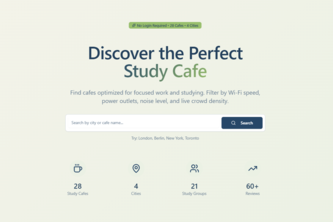 Study Cafe Finder