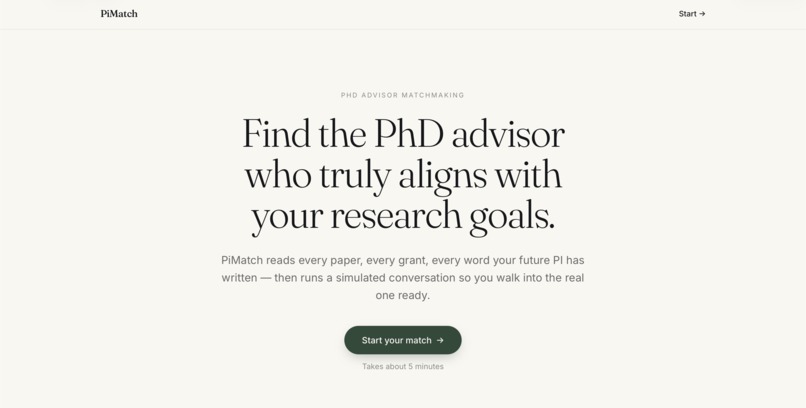 PiMatch – screenshot 1