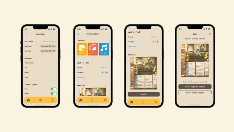 zeen, a collaborative memory sharing experience – screenshot 4