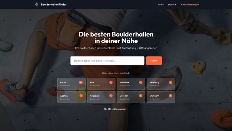 Boulderhallenfinder – screenshot 1