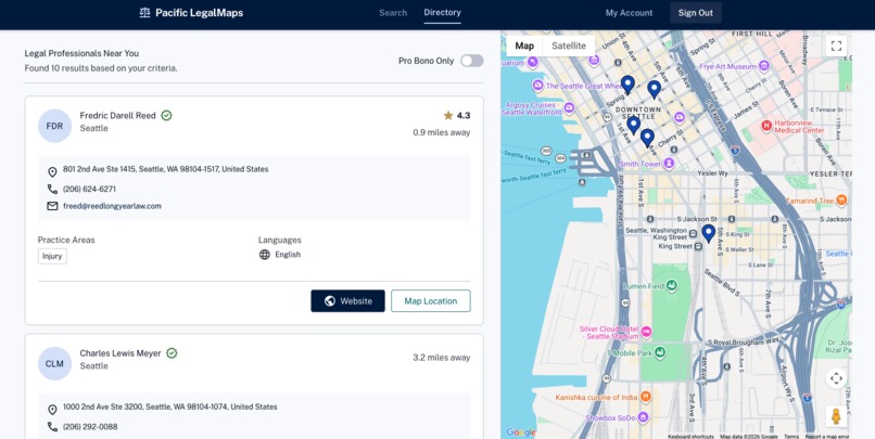 Pacific LegalMaps – screenshot 8