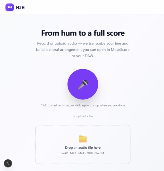 Hum2Harmony – screenshot 1