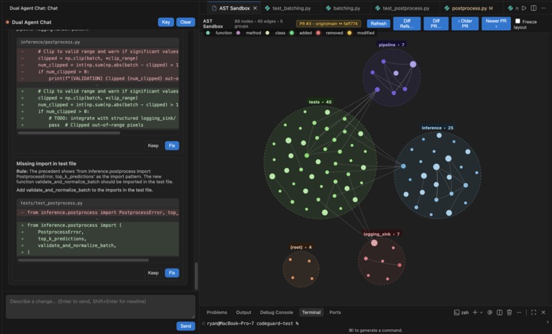 CodeGuard – screenshot 1
