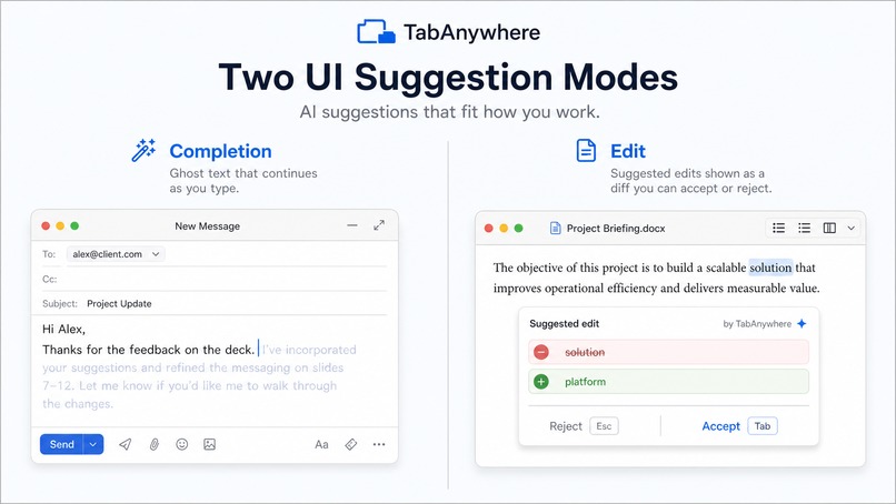 Tab Anywhere – screenshot 4