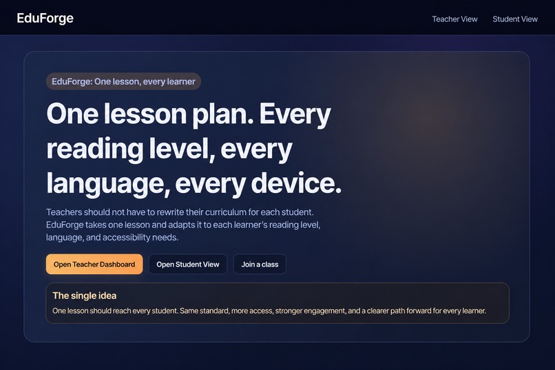 EduForge – screenshot 1