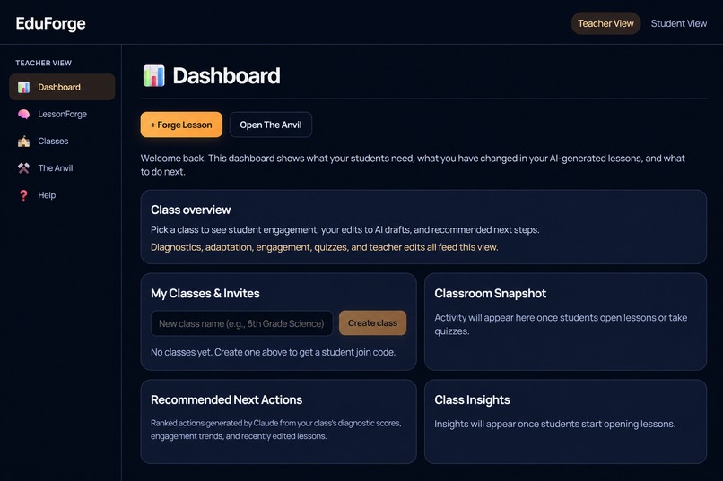 EduForge – screenshot 2