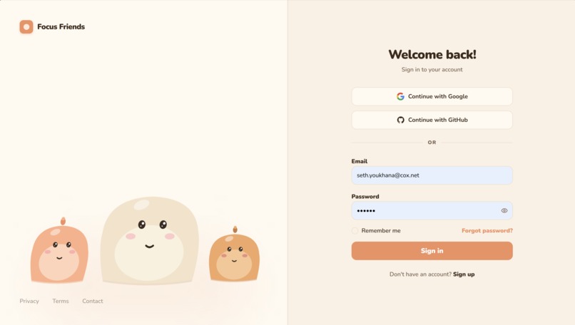 Focus Friends – screenshot 2