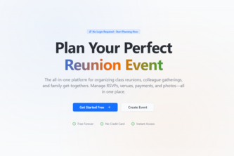 Reunion Planner