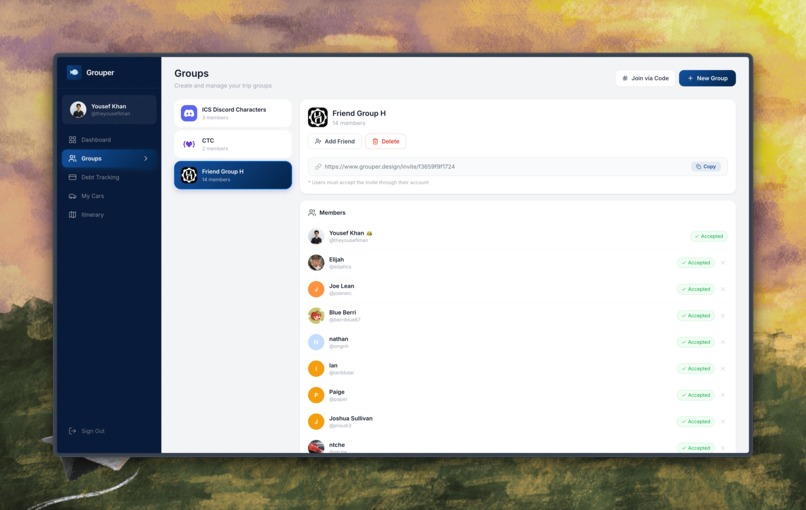 Grouper – screenshot 3